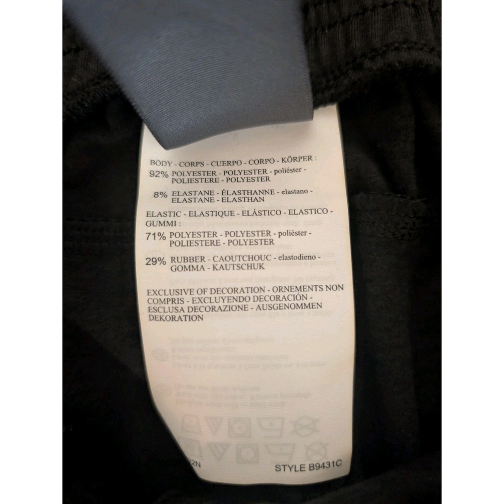 Champion Ebony Heather Mens Black Cold Weather Jogger Pants B9431C Size L NEW - Picture 6 of 7